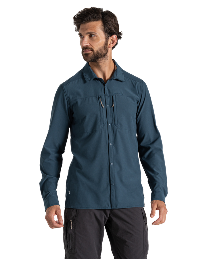 Craghoppers Men's NosiLife Pro Long Sleeve Insect Repellent Shirt