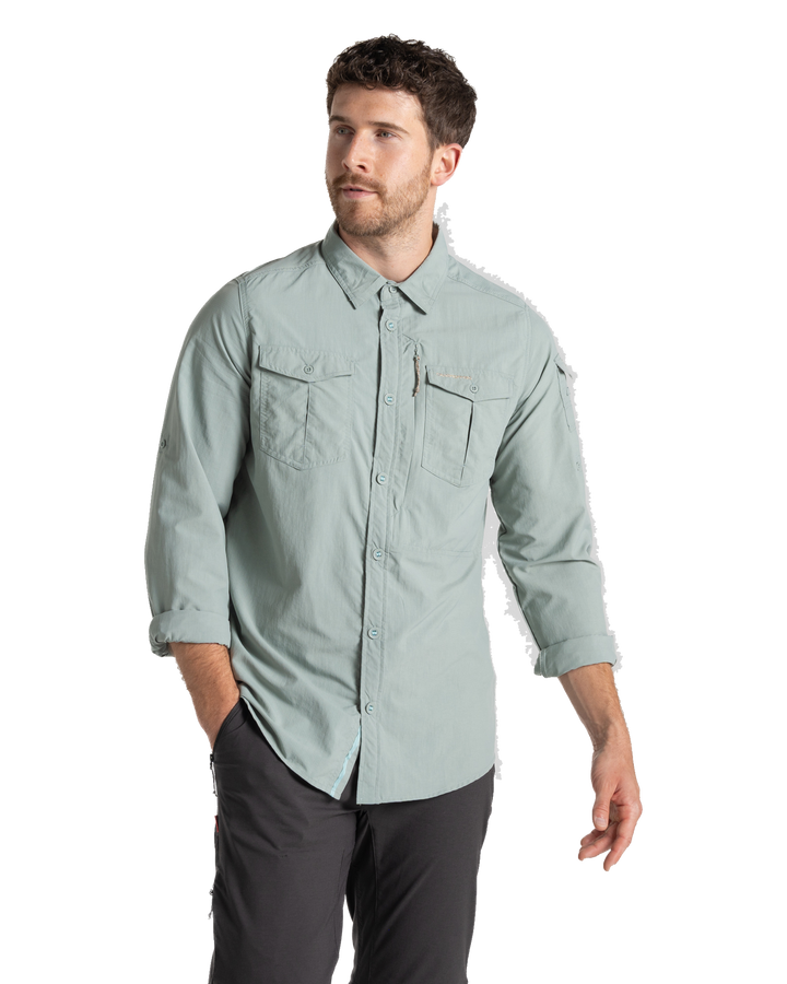 Craghoppers Men's NosiLife Adventure III Long Sleeve Insect Repellent Shirt