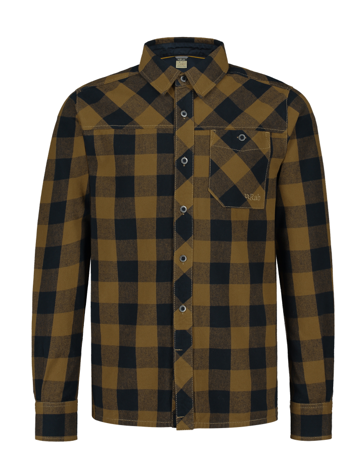 Rab Men's Boundary Brushed Cotton Long Sleeve Shirt