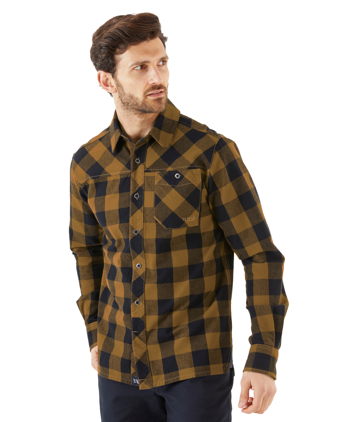 Rab Men's Boundary Brushed Cotton Long Sleeve Shirt