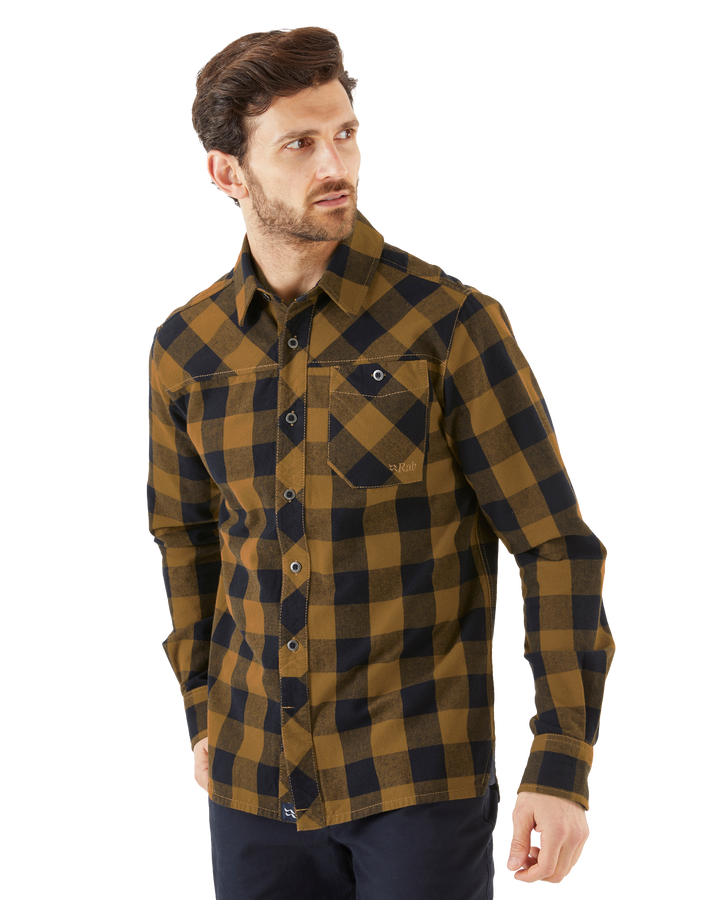 Rab Men's Boundary Brushed Cotton Long Sleeve Shirt