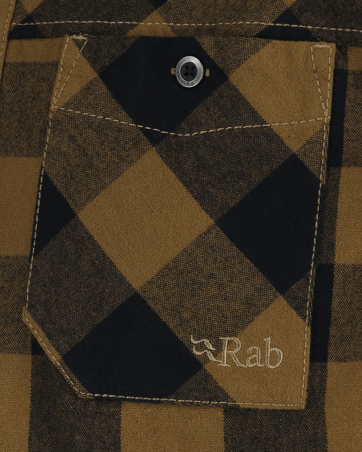 Rab Men's Boundary Brushed Cotton Long Sleeve Shirt