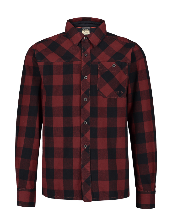 Rab Men's Boundary Brushed Cotton Long Sleeve Shirt