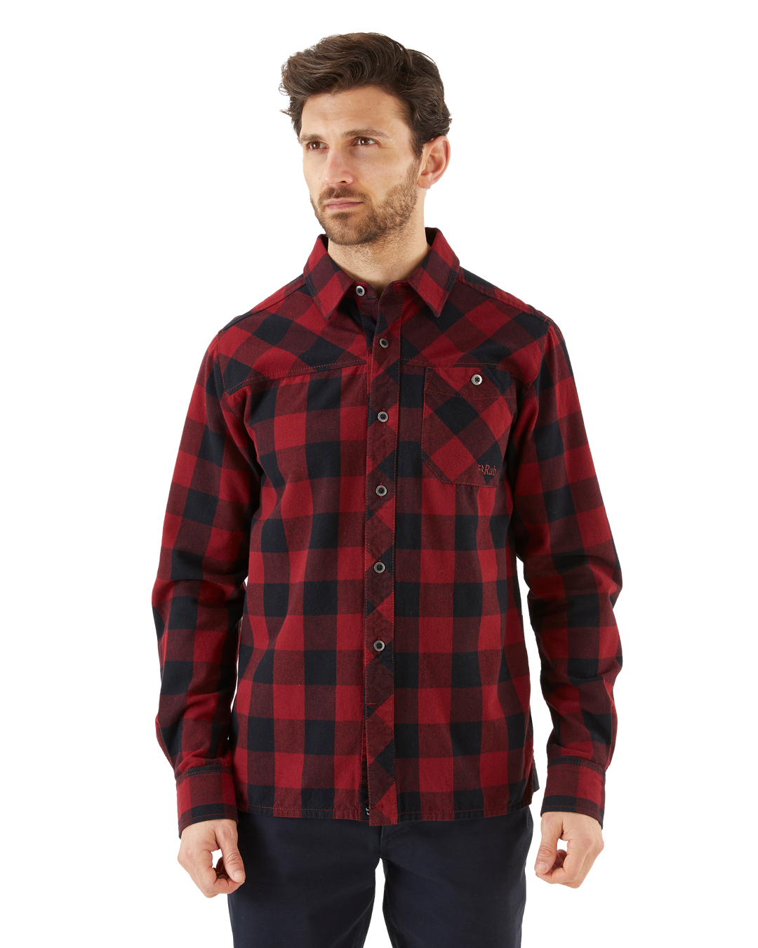 Rab Men's Boundary Brushed Cotton Long Sleeve Shirt