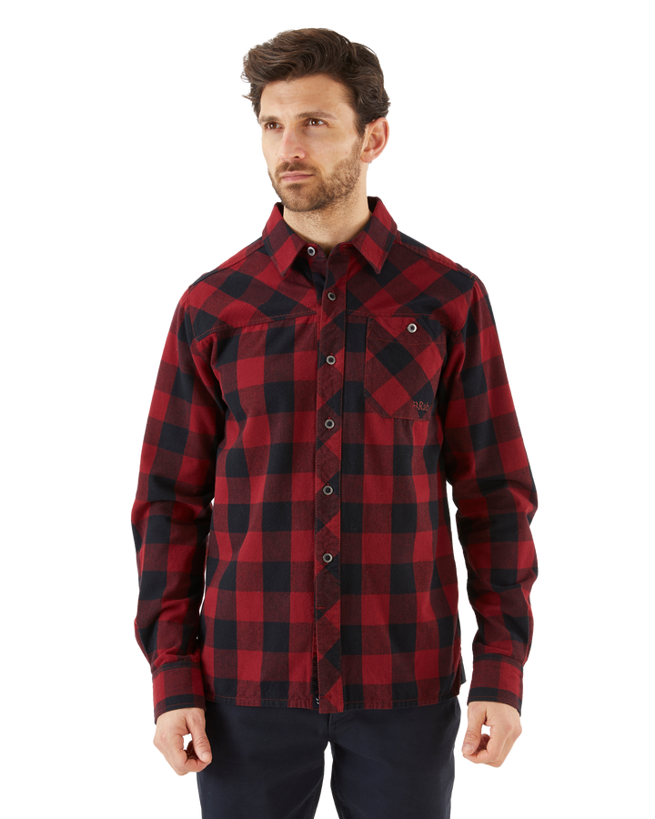 Rab Men's Boundary Brushed Cotton Long Sleeve Shirt