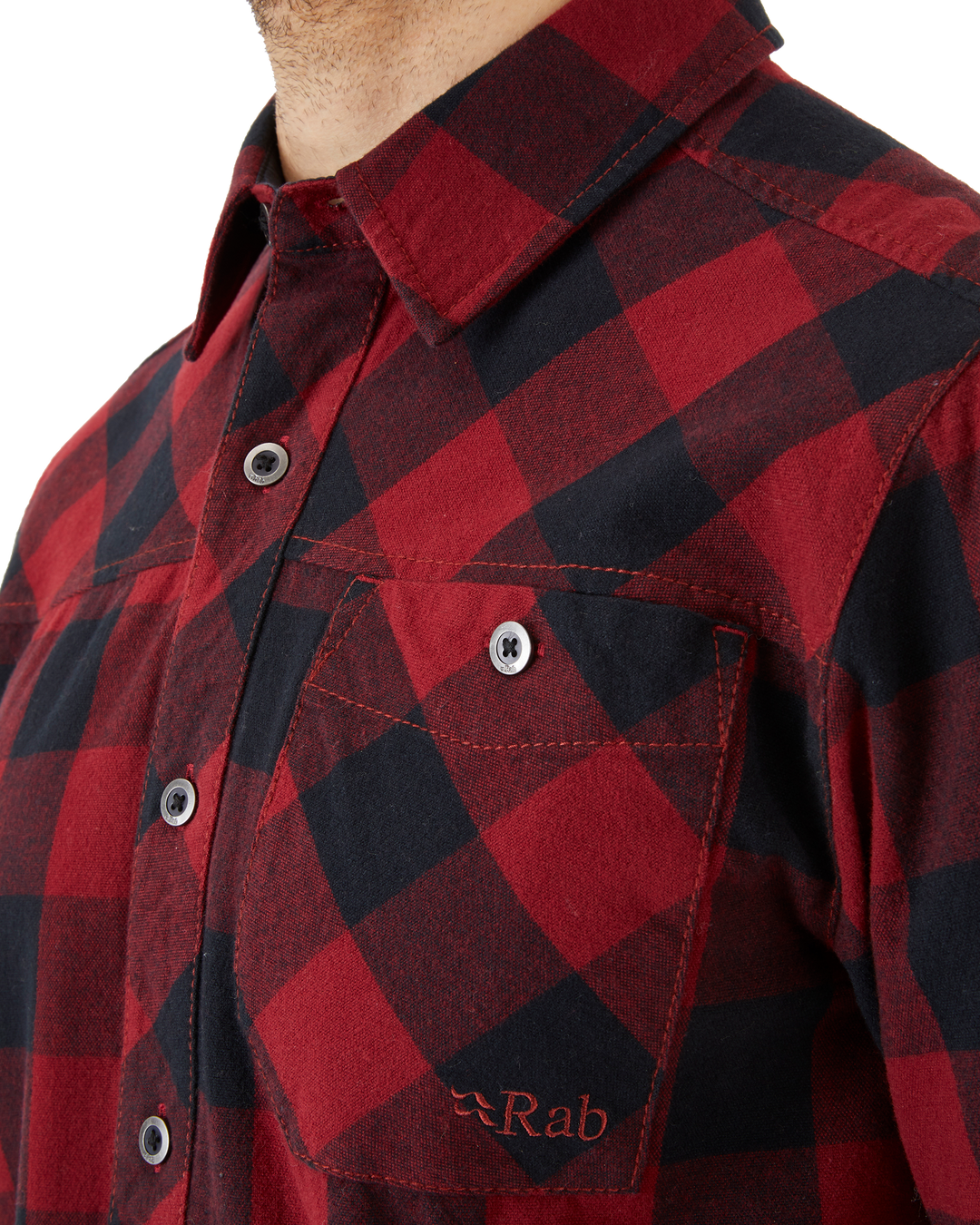 Rab Men's Boundary Brushed Cotton Long Sleeve Shirt