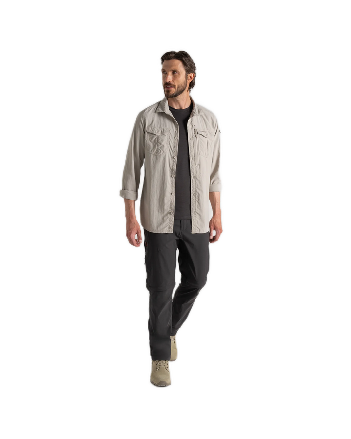 Craghoppers Men's NosiLife Adventure III Long Sleeve Insect Repellent Shirt