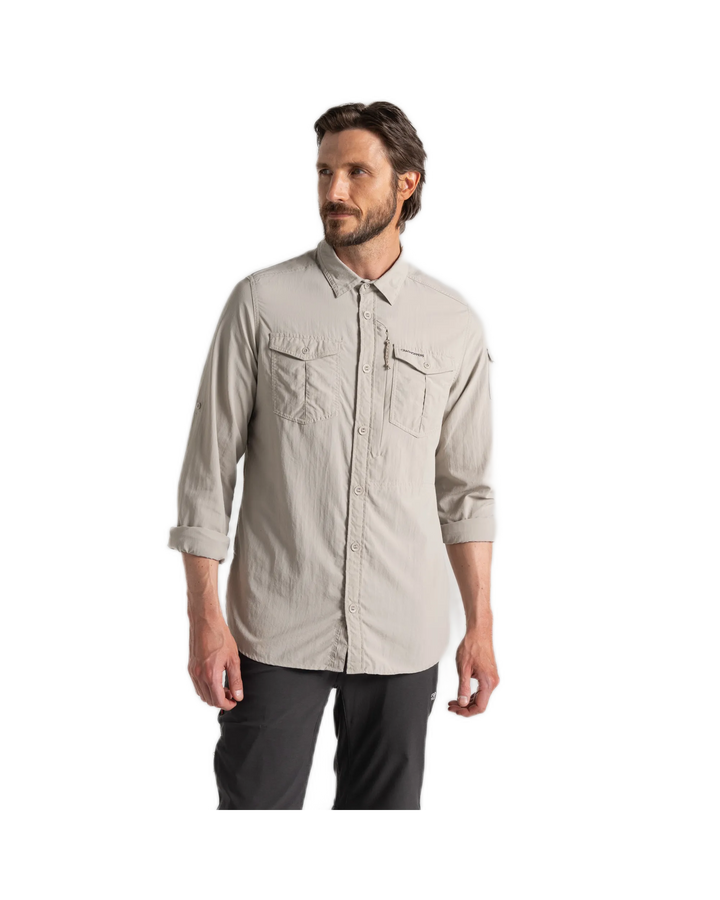 Craghoppers Men's NosiLife Adventure III Long Sleeve Insect Repellent Shirt
