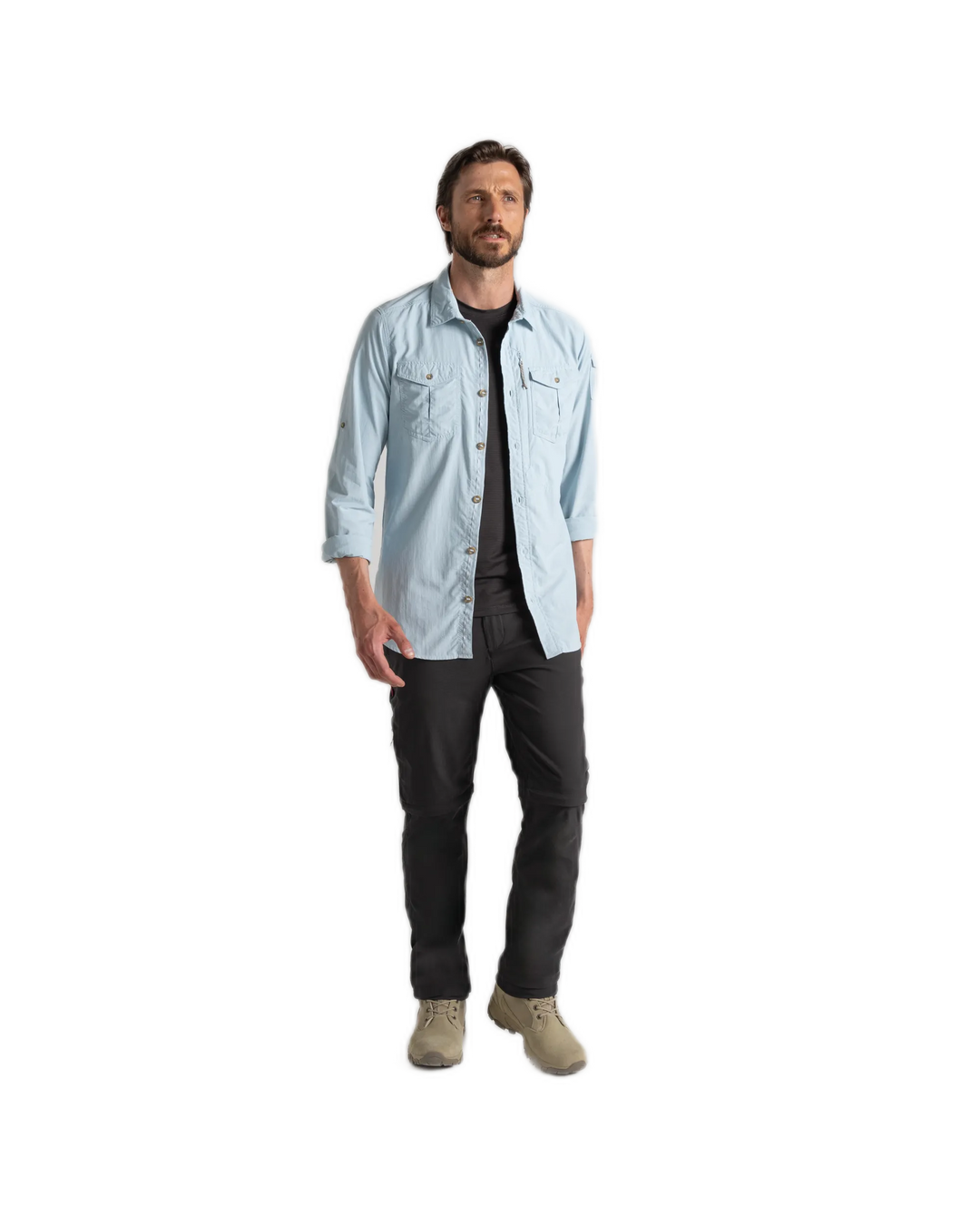 Craghoppers Men's NosiLife Adventure III Long Sleeve Insect Repellent Shirt