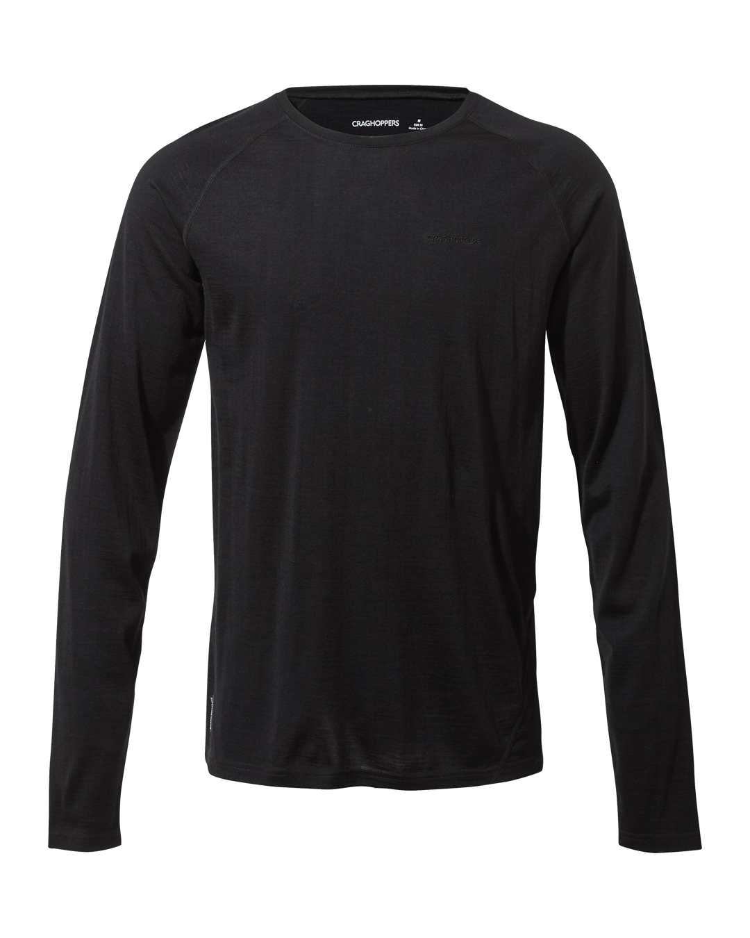 Craghoppers Men's Merino Crew Neck Long Sleeved Baselayer Tee