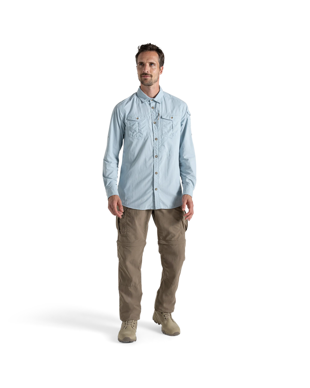 Craghoppers Men's NosiLife Adventure III Long Sleeve Insect Repellent Shirt