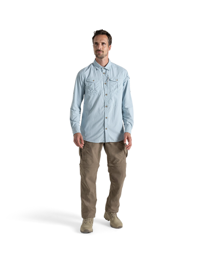 Craghoppers Men's NosiLife Adventure III Long Sleeve Insect Repellent Shirt