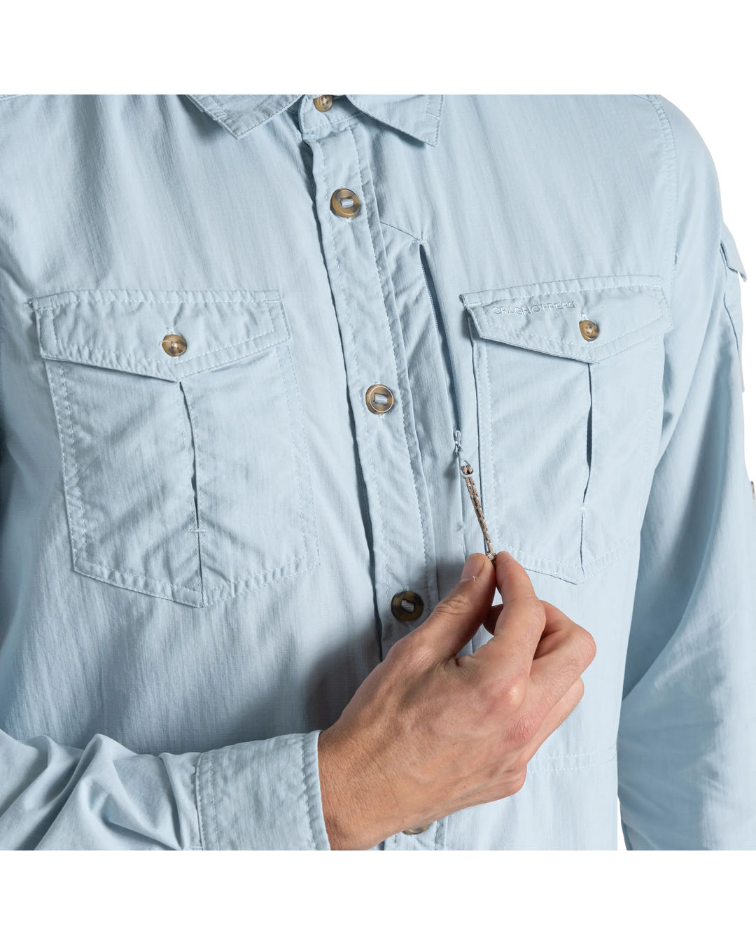 Craghoppers Men's NosiLife Adventure III Long Sleeve Insect Repellent Shirt