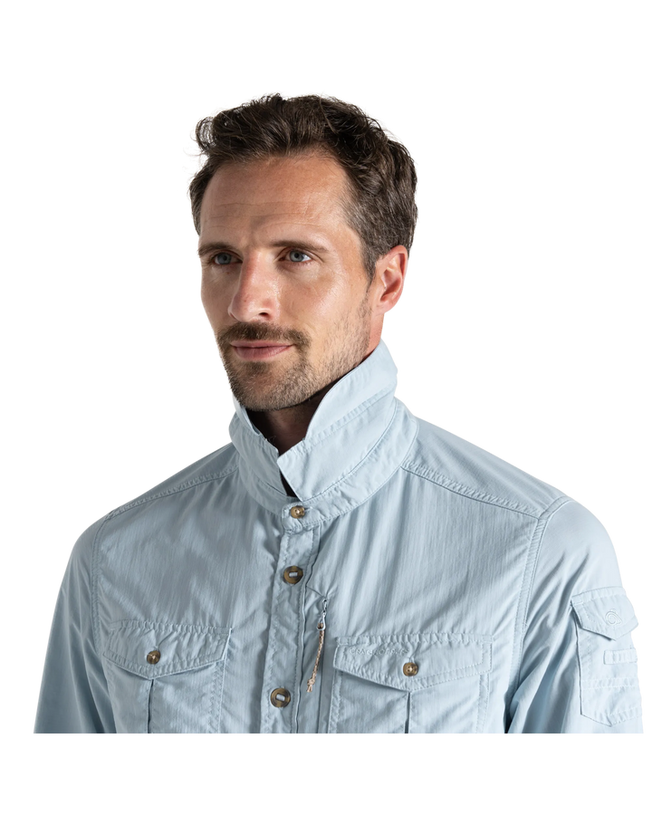 Craghoppers Men's NosiLife Adventure III Long Sleeve Insect Repellent Shirt