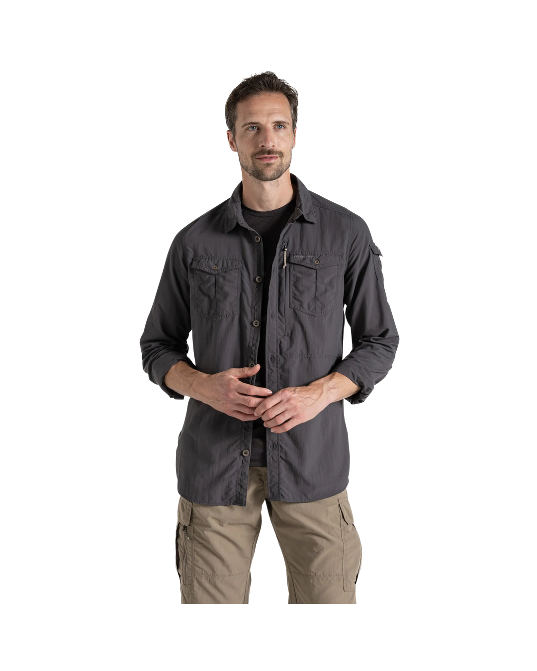 Craghoppers Men's NosiLife Adventure III Long Sleeve Insect Repellent Shirt