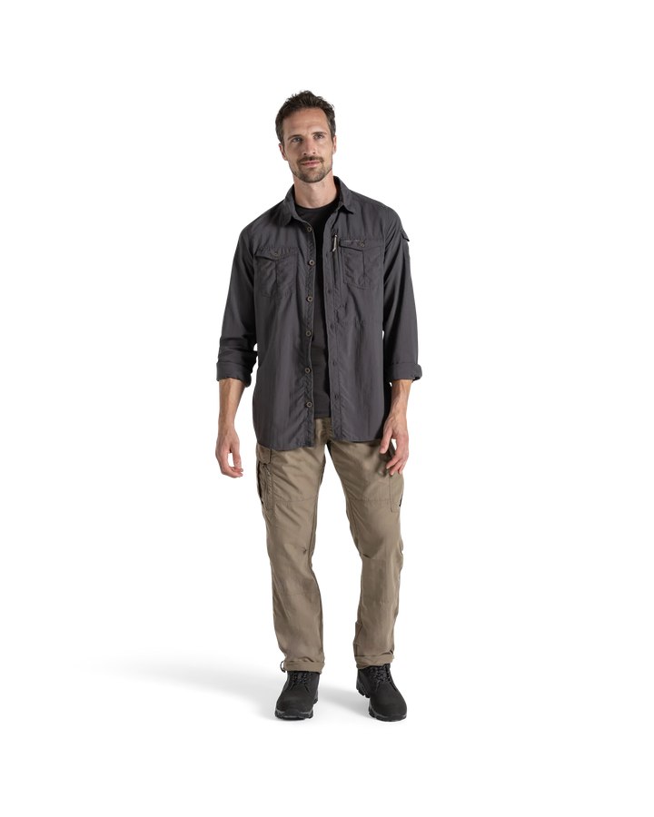 Craghoppers Men's NosiLife Adventure III Long Sleeve Insect Repellent Shirt