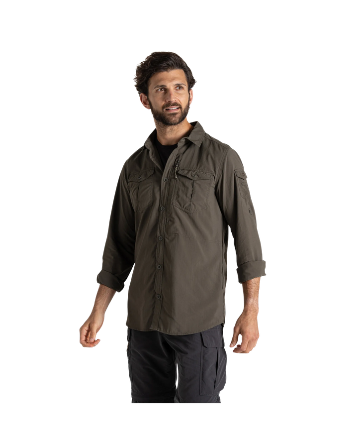 Craghoppers Men's NosiLife Adventure III Long Sleeve Insect Repellent Shirt