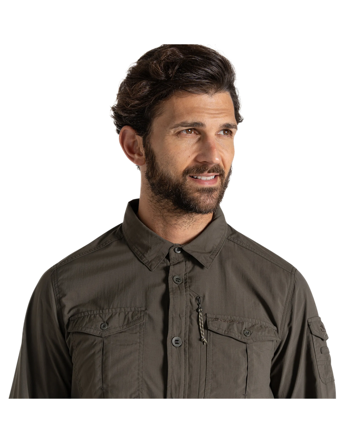 Craghoppers Men's NosiLife Adventure III Long Sleeve Insect Repellent Shirt