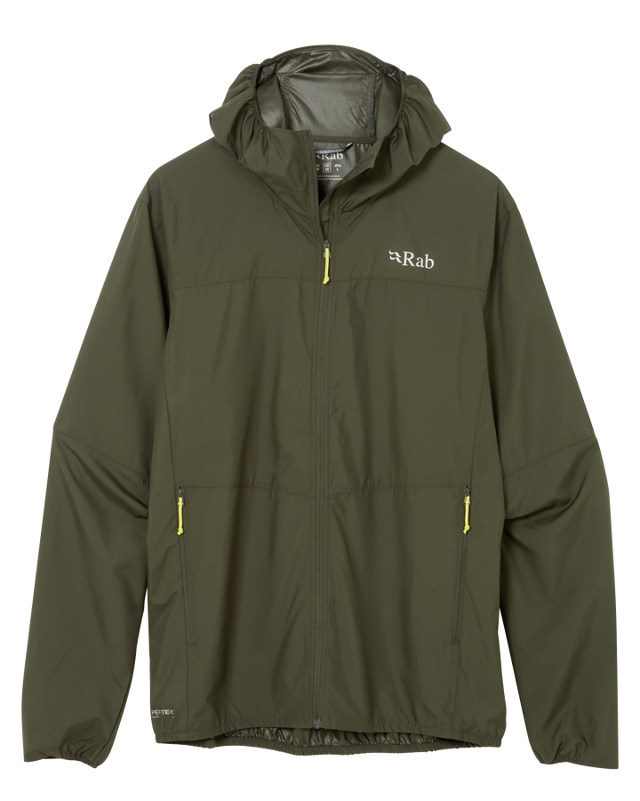 Rab Men's Windgather Hooded Windproof Jacket
