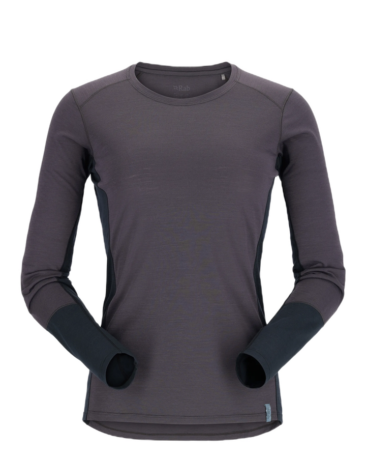 Rab Women's Syncrino Merino Long Sleeve Baselayer Tee