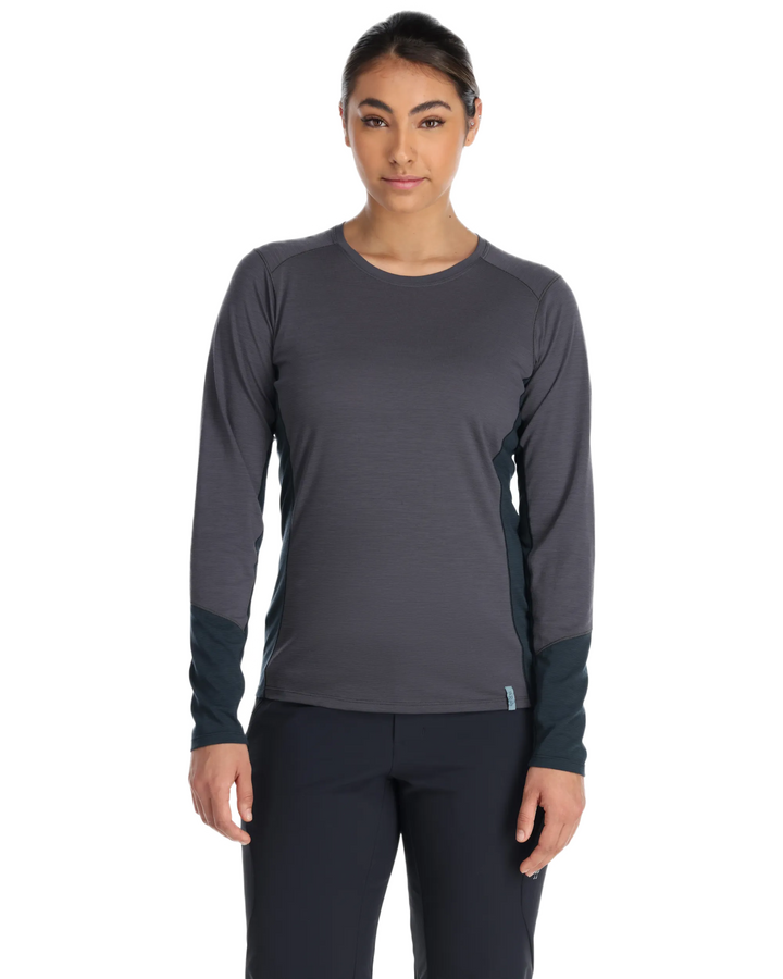 Rab Women's Syncrino Merino Long Sleeve Baselayer Tee
