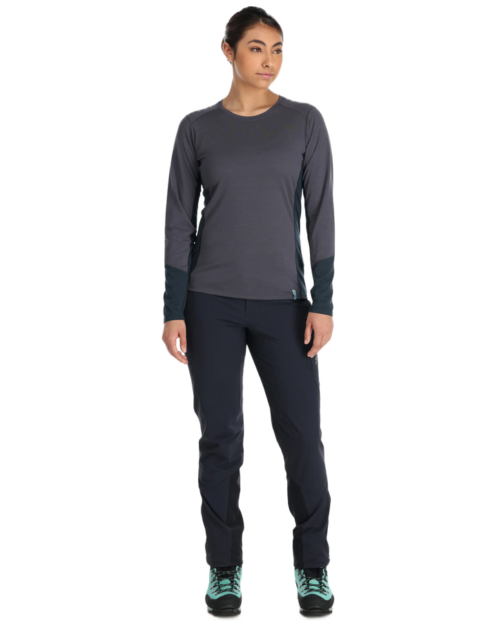 Rab Women's Syncrino Merino Long Sleeve Baselayer Tee