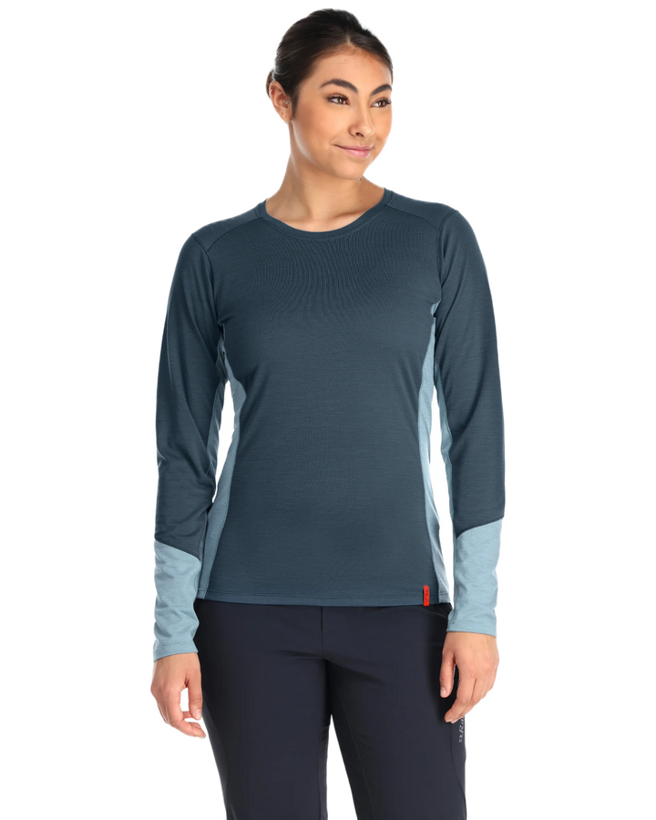 Rab Women's Syncrino Merino Long Sleeve Baselayer Tee