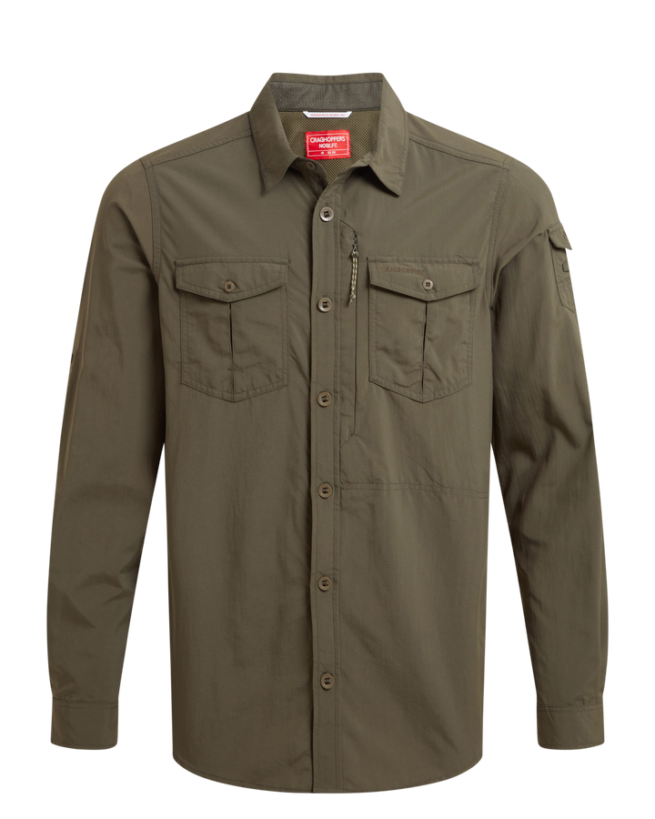 Craghoppers Men's NosiLife Adventure III Long Sleeve Insect Repellent Shirt
