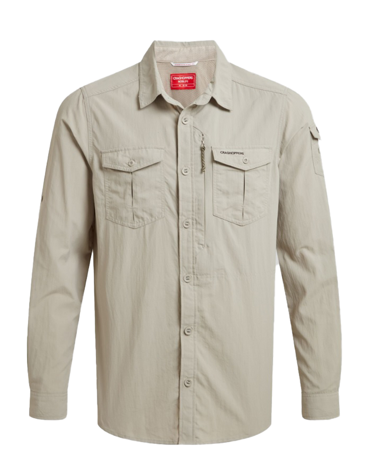 Craghoppers Men's NosiLife Adventure III Long Sleeve Insect Repellent Shirt