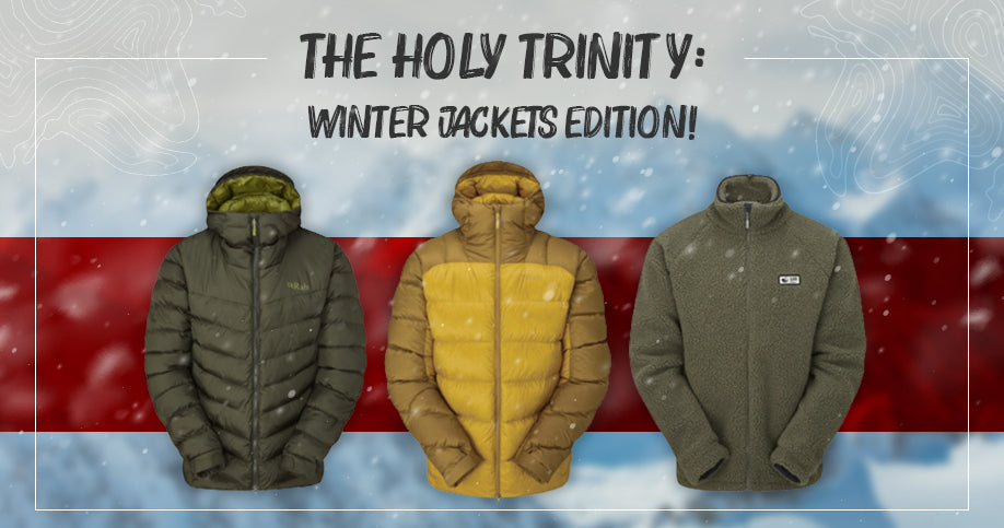 The Essential Jacket Trio for your next winter adventure!