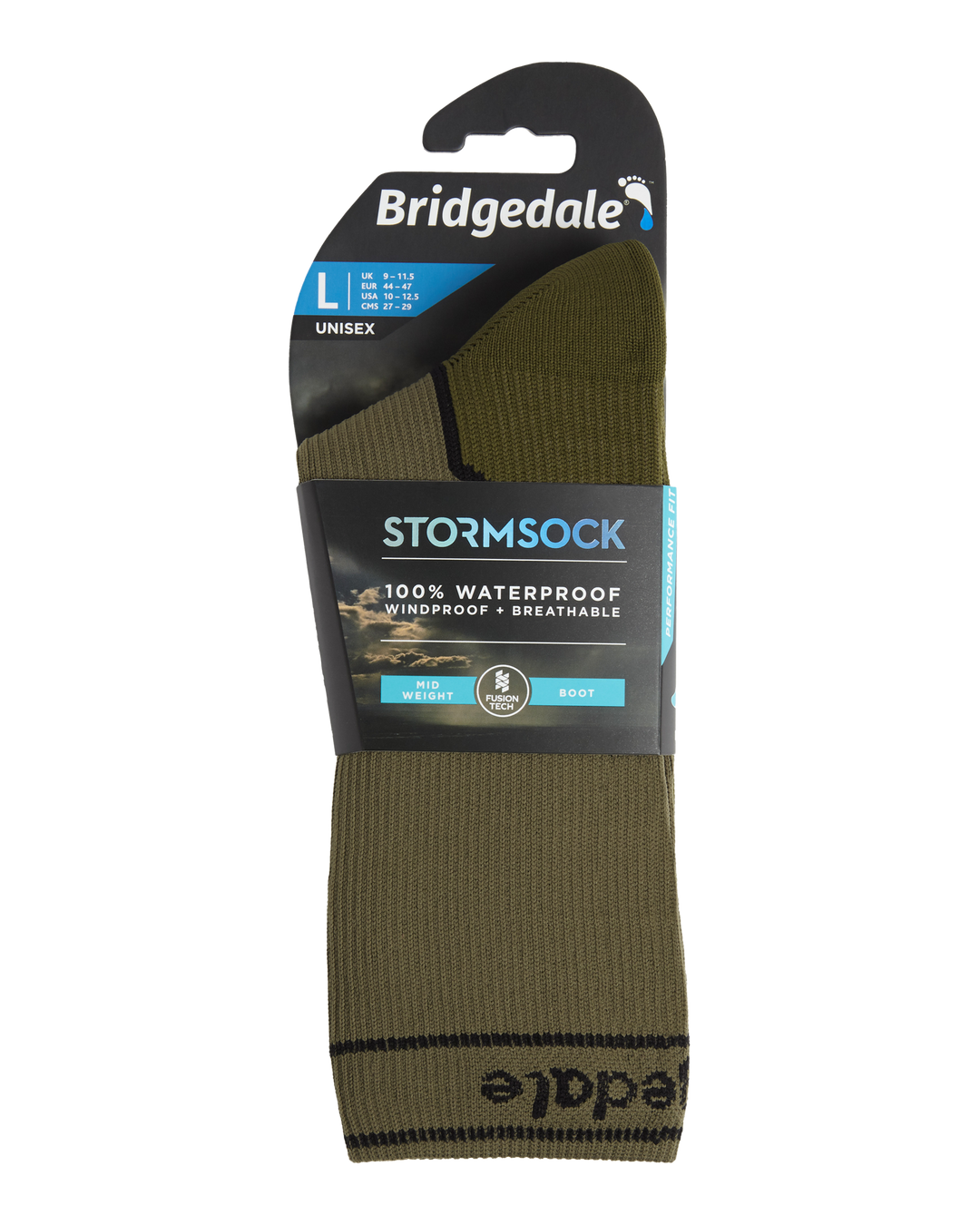 Bridgedale StormSock Midweight Waterproof Socks