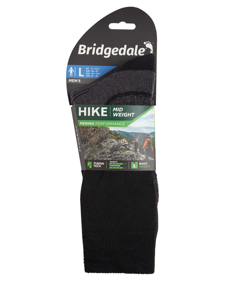Bridgedale Men's Hike Midweight Merino Performance Socks
