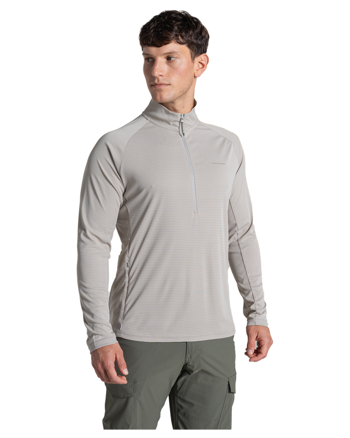 Craghopper Men's NosiLife SolarShield+ Half Zip Top