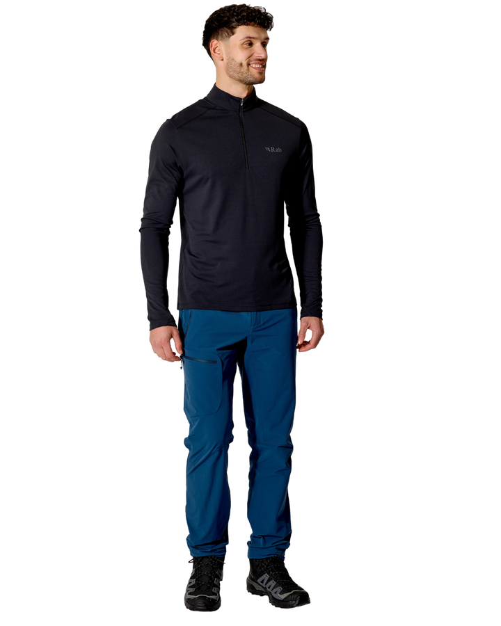 Rab Men's Force Long Sleeve Baselayer Zip Top