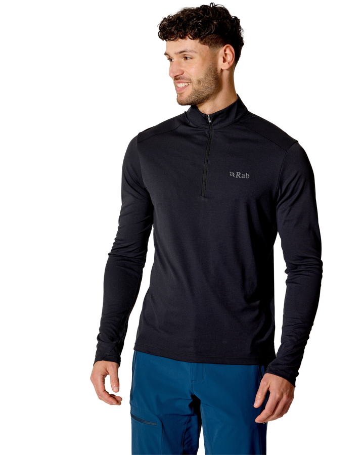 Rab Men's Force Long Sleeve Baselayer Zip Top