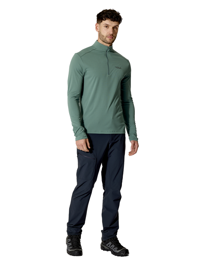 Rab Men's Force Long Sleeve Baselayer Zip Top