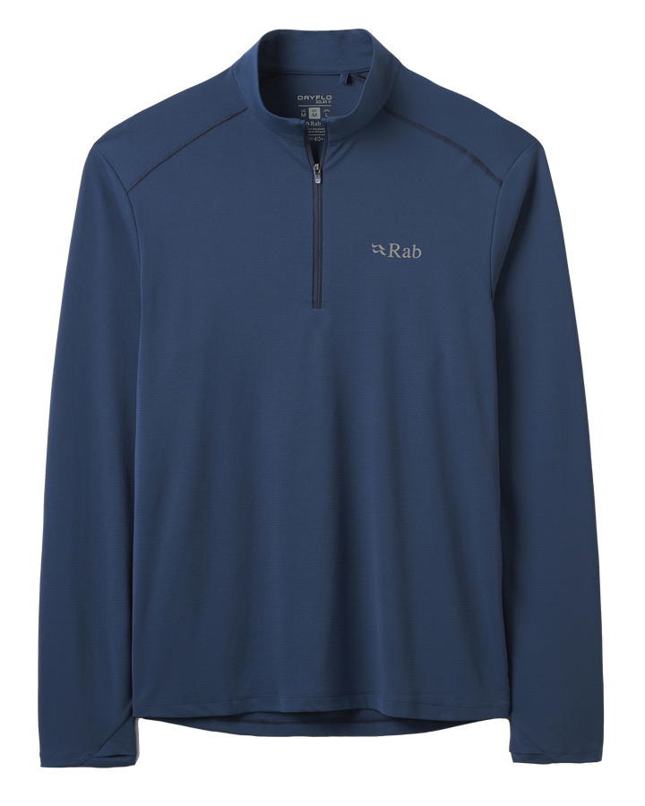 Rab Men's Force Long Sleeve Baselayer Zip Top
