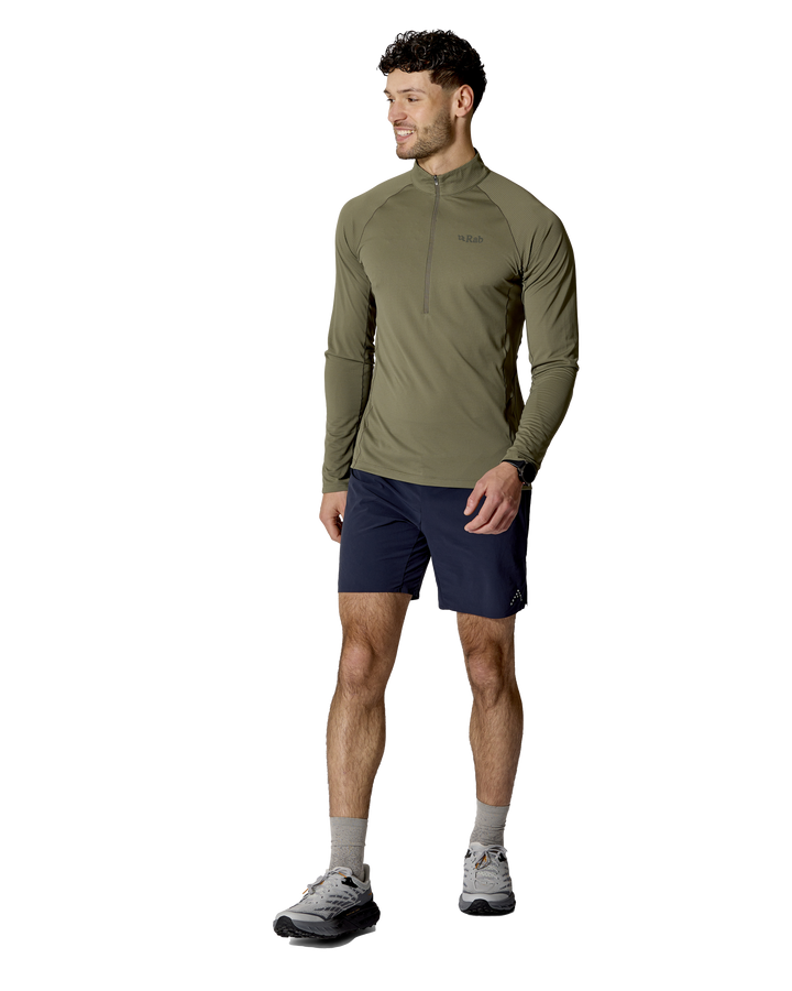 Rab Men's Sonic Long Sleeve Baselayer Zip Top