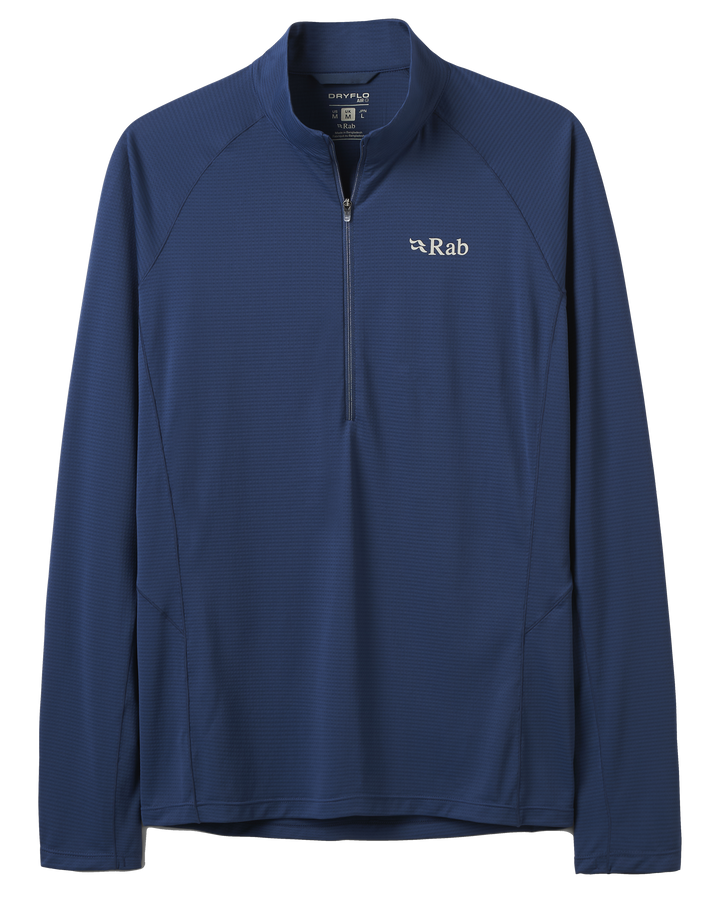Rab Men's Sonic Long Sleeve Baselayer Zip Top