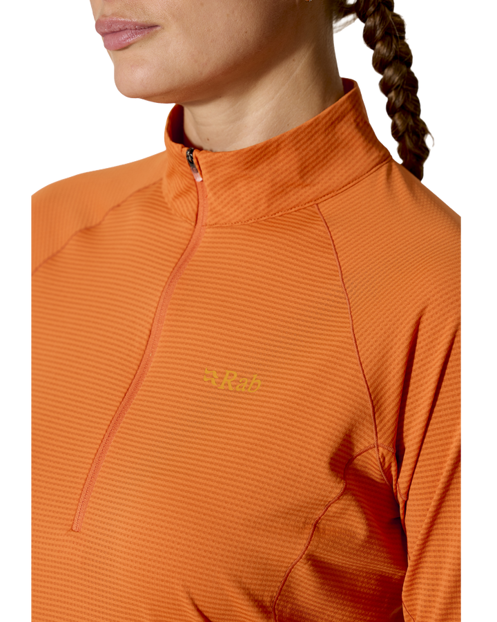 Rab Women's Sonic Long Sleeve Baselayer Zip Top