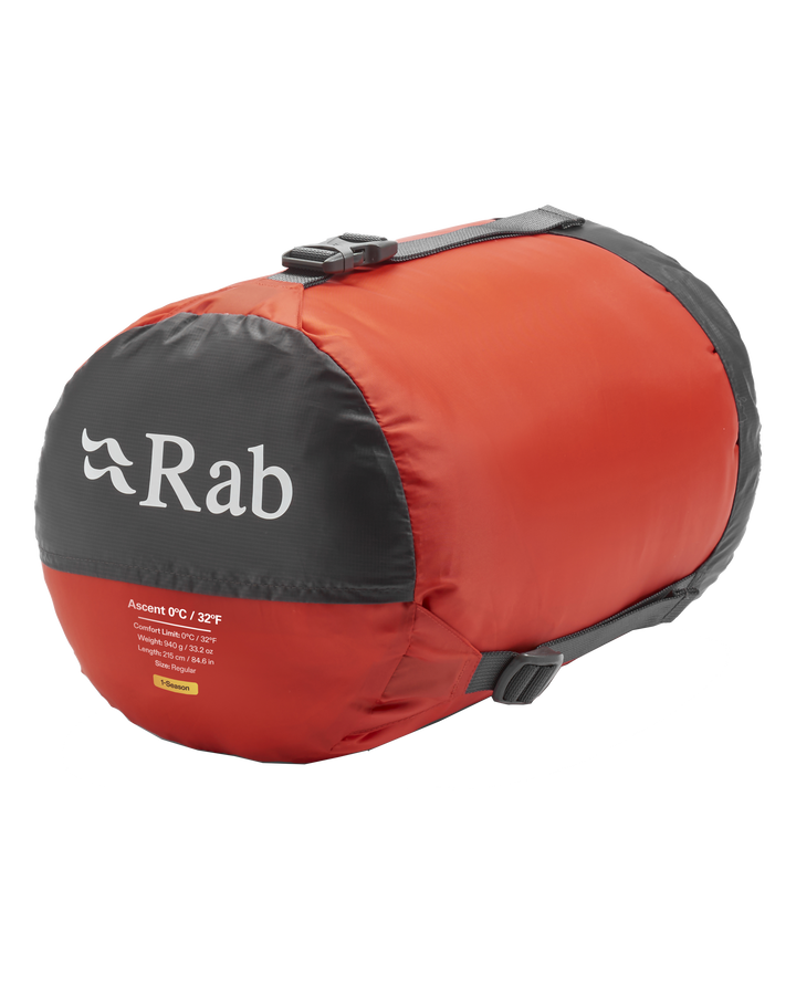 Rab Ascent Down Sleeping Bag (0°C, 890 grams)