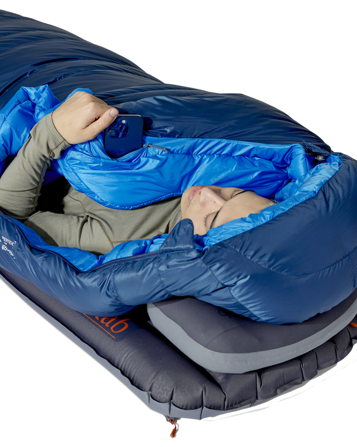 Rab Ascent Down Sleeping Bag (-24°C, 1890 grams, Long Wide)