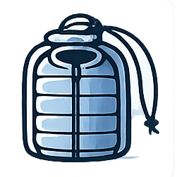 Integrated packaway pocket with clip-in loop