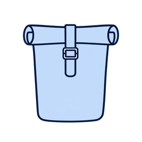 Roll-top closure
